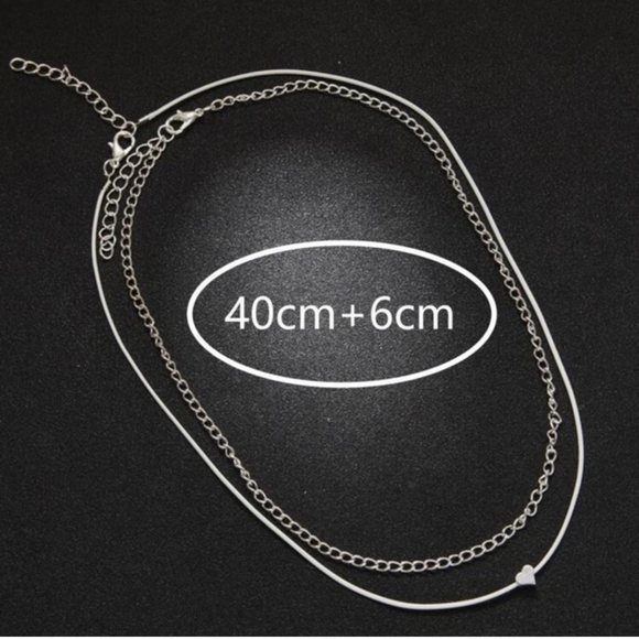 Brand New Layered Heart Ankle Bracelet - Picture 2 of 4